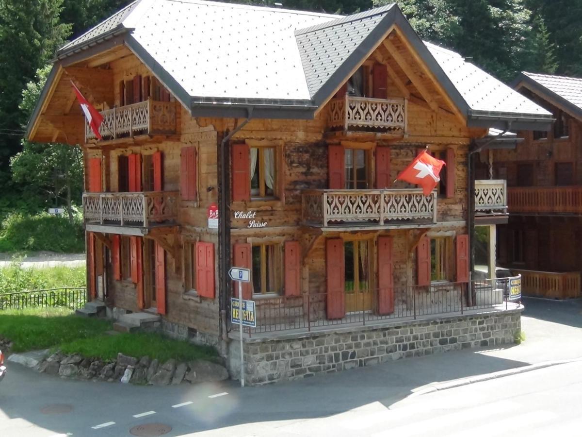 Chalet Suisse Bed And Breakfast 몰진스 외부 사진